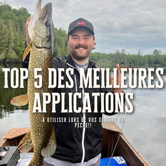 TOP 5 des meilleures APPLICATIONS à utiliser lors de vos sorties de pêche.