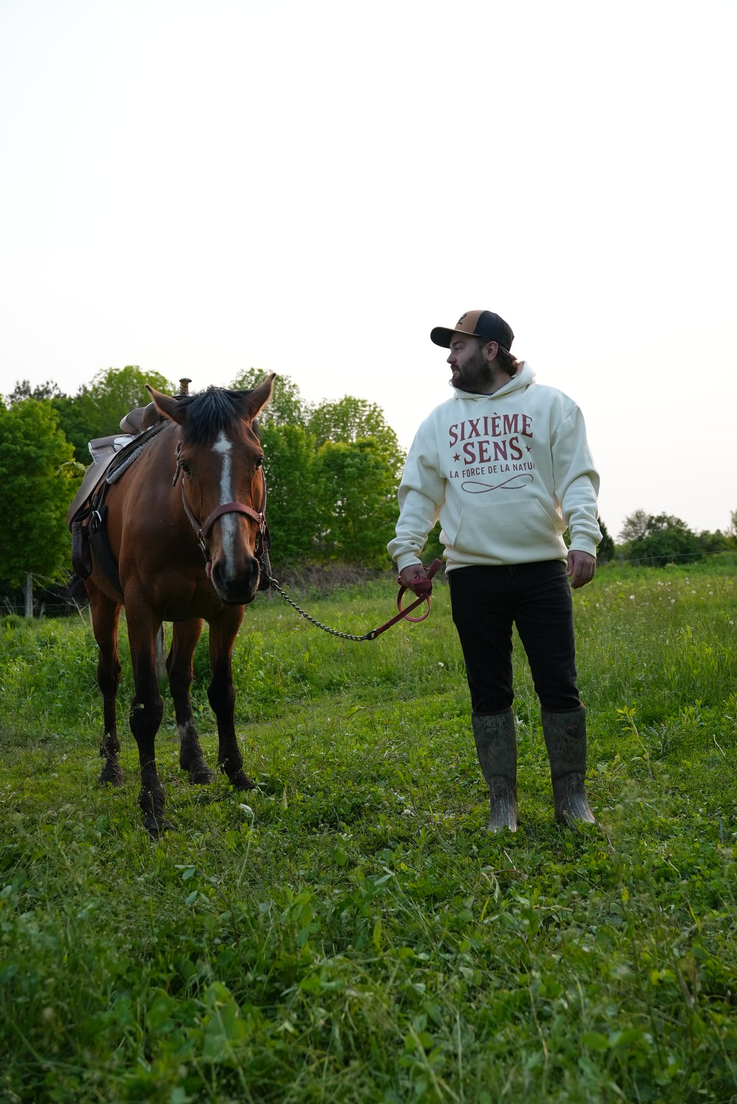 Le hoodie Ranch - Cream