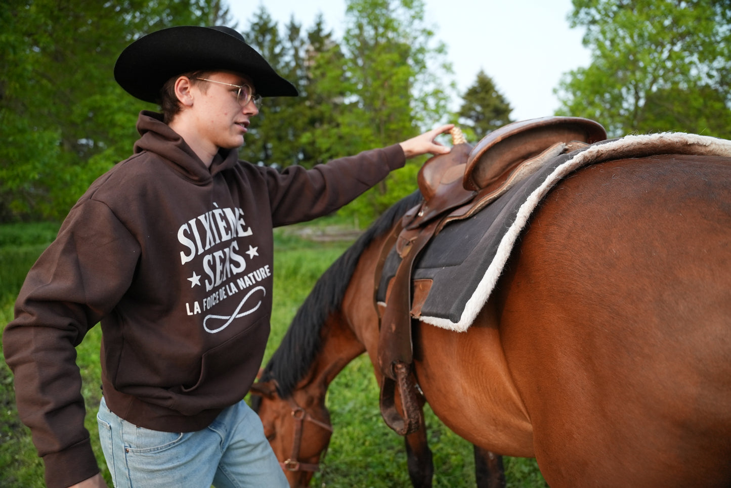 Le hoodie Ranch - Brown