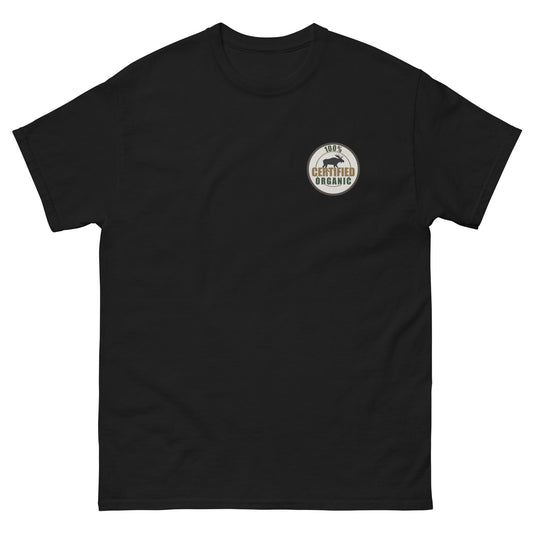T-shirt noir 100% Organic