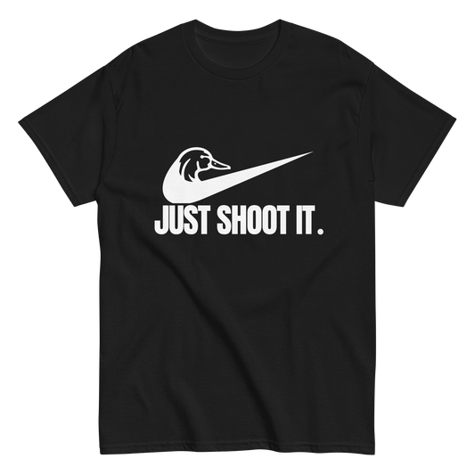 T-shirt noir Just Shoot It.