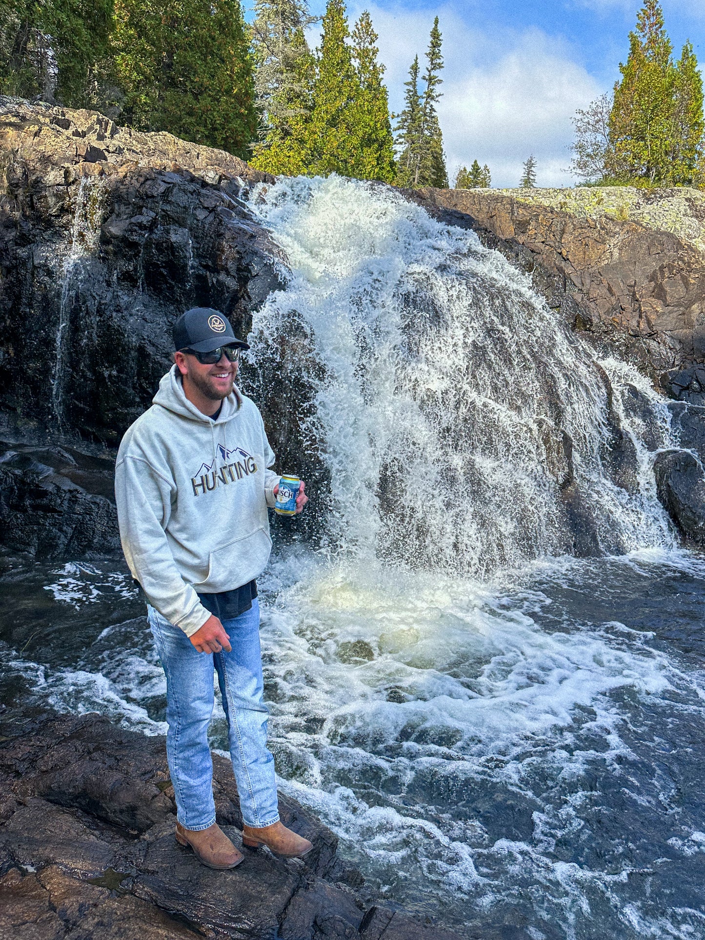 Busch Hunting Cream Beige Hoodie