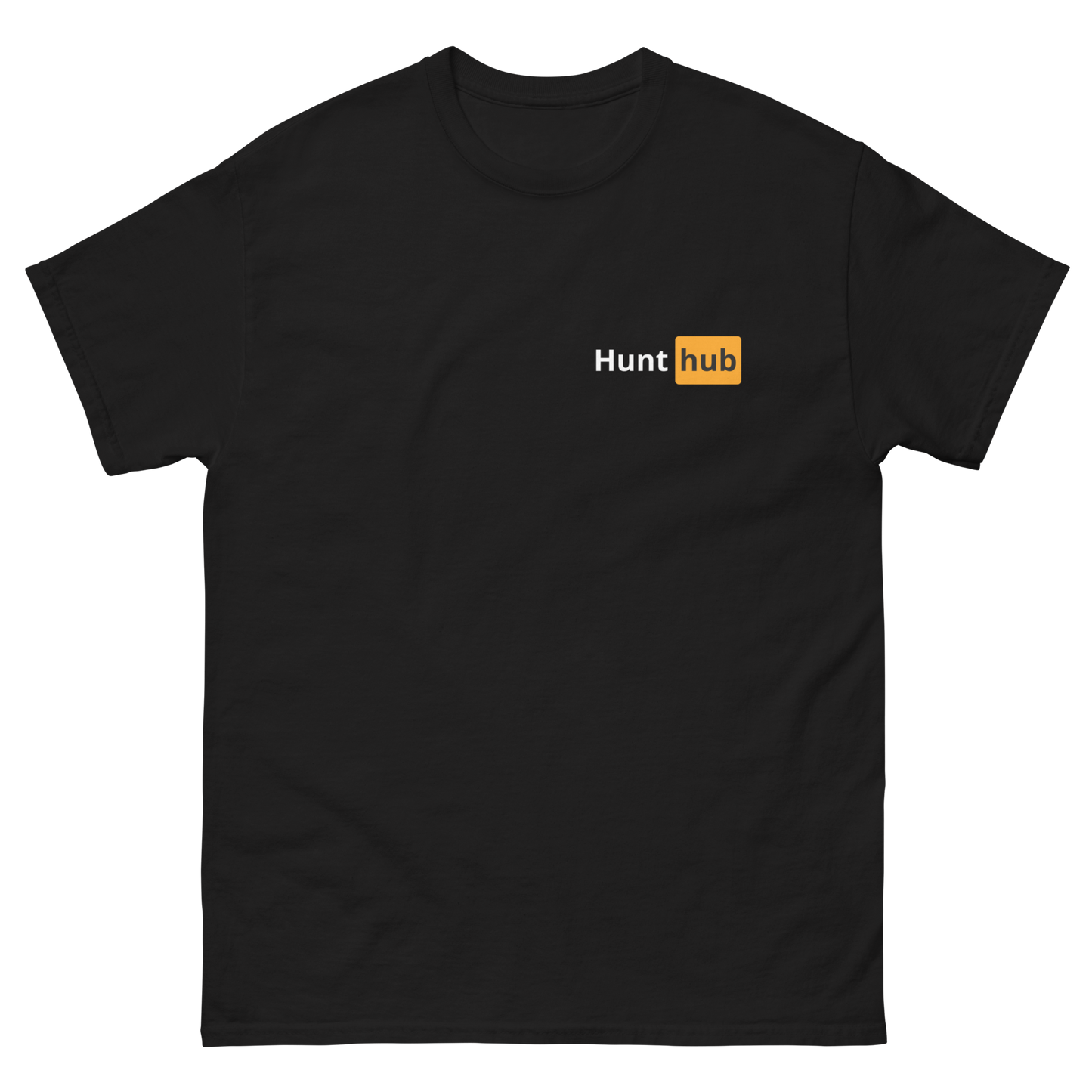 Hunt hub black t-shirt