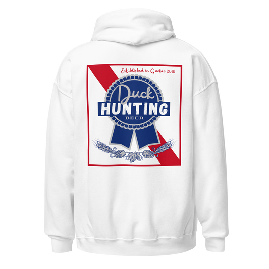 Pabst Hunting White Hoodie