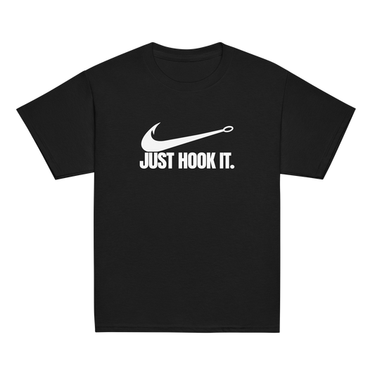T-shirt noir enfant Just Hook It.