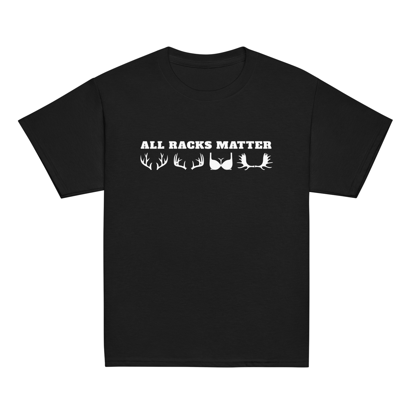 T-shirt noir enfant All Racks Matter